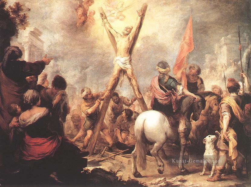 Das Martyrium von St Andrew spanischen Barock Bartolomé Esteban Murillo Ölgemälde